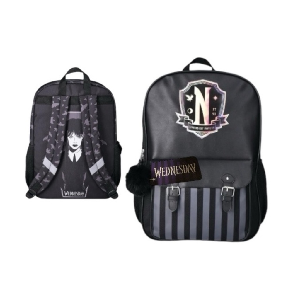 Wednesday Addams Nevermore 17” Backpack